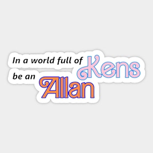 kens allan Sticker